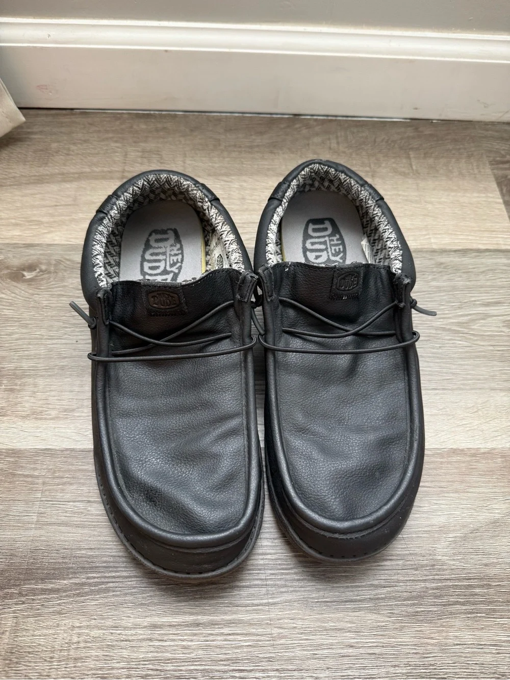 Hey Dude Black Men's Casual Slip-On Loafers